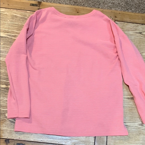 Coral Long Sleeve Sweater with Pockets box 24 - Picture 4 of 4